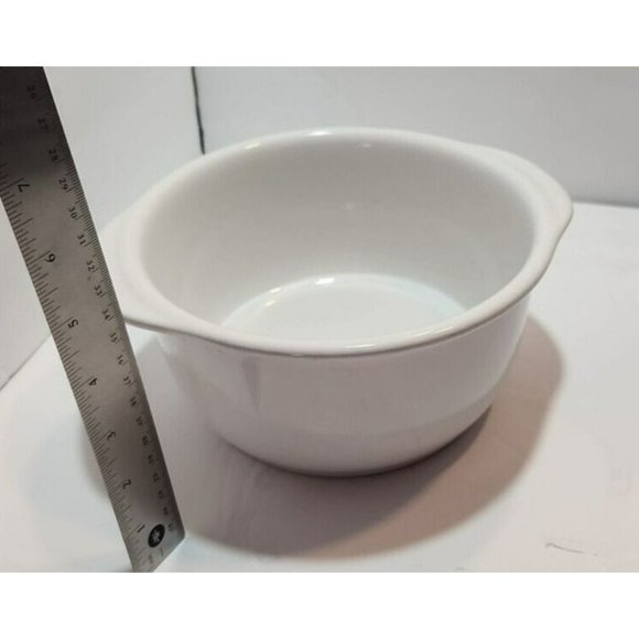 White Corelle Coordinates Stoneware Cassarole 1.5Qt 1.42L NO LID - Picture 9 of 9